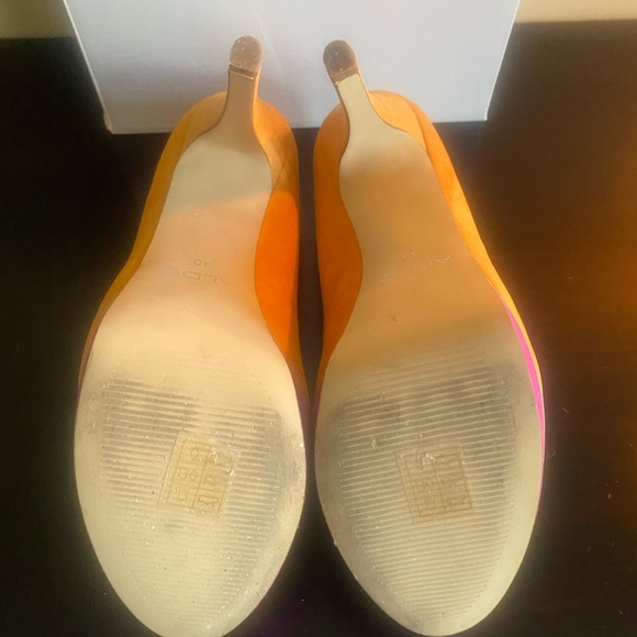 Aldo Antonini-65 size US 10 Tangerine/hot pink. 4.5” heel 1 1/4” platform - Picture 7 of 10